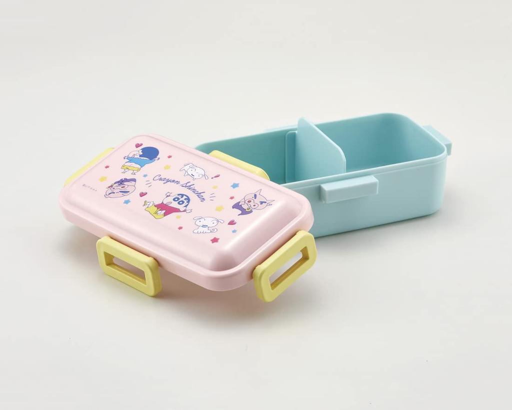 Skater Silver Ion Antibacterial Fluffy Dome Lid Bento Box 530ml Crayon Ag+ Shin-chan PFLB6AG-A