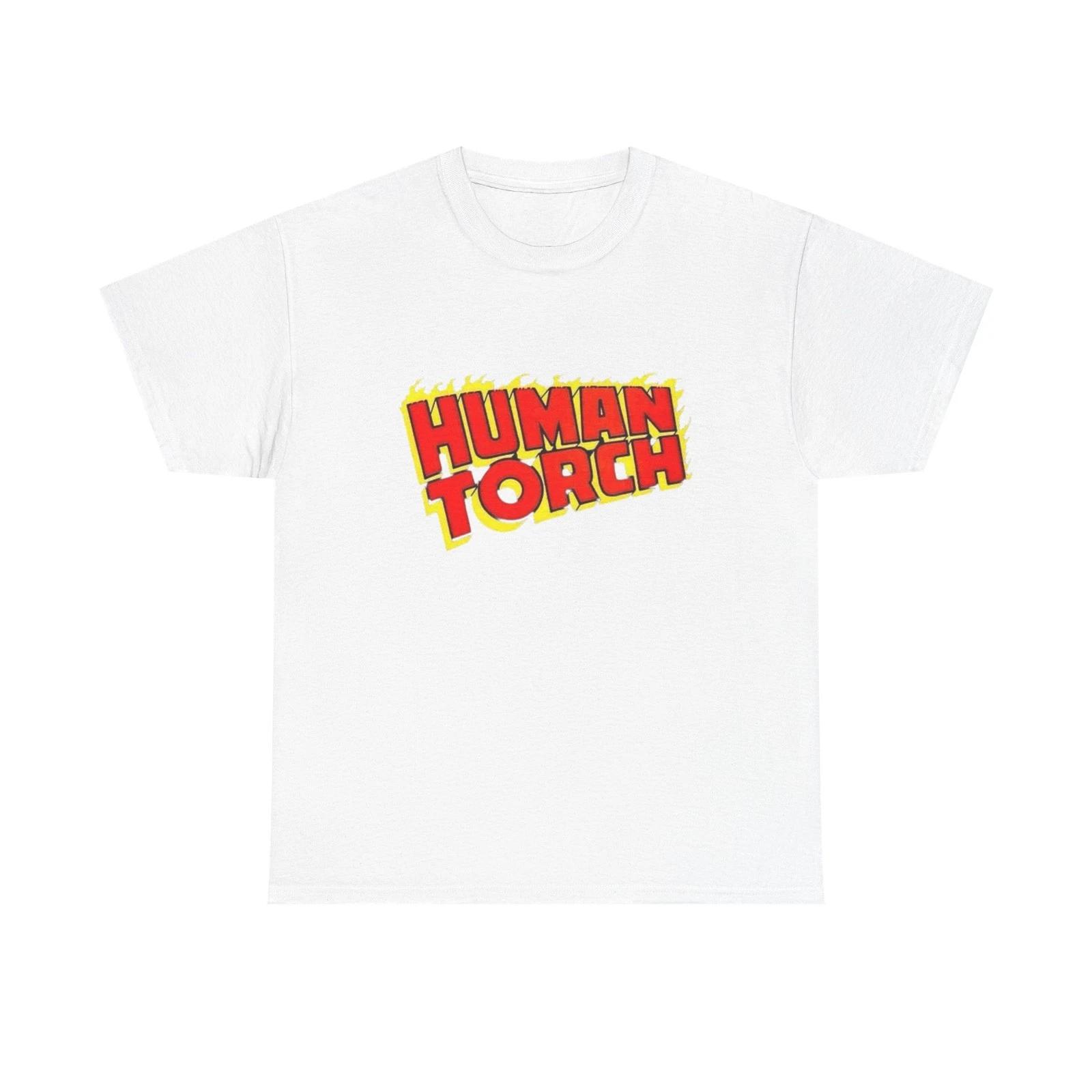 Human Torch Graphic T-Shirt Unisex Heavy Cotton Tee 2XL