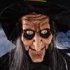 Halloween Life Size Talking Witch Outdoor Red Eye Animated Witch Spooky Animatronic Witch