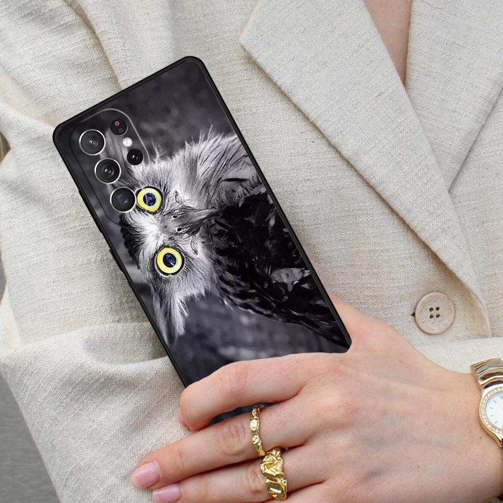 Farm Animals 1 Owl Cell Phone Case for Samsung Galaxy S26 Ultra S25 S24 S23 S22 S21 S20 Note10 Cover