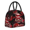 Geometry Cube Game Accessories Insulated Lunch Bag For Outdoor  Food Storage Bag Portable Cooler Thermal Lunch Box