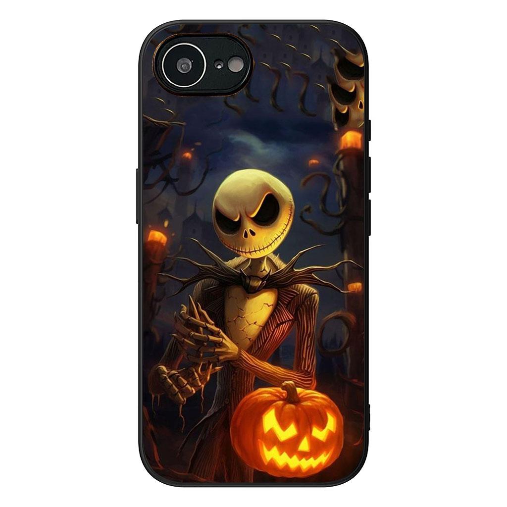 Halloween Little Ghost With Pumpkin Cover for Samsung Galaxy S25 S24 S23 Fe Ultra Plus S7 Edge A05 A06 A16 A55 A15 A35 Case
