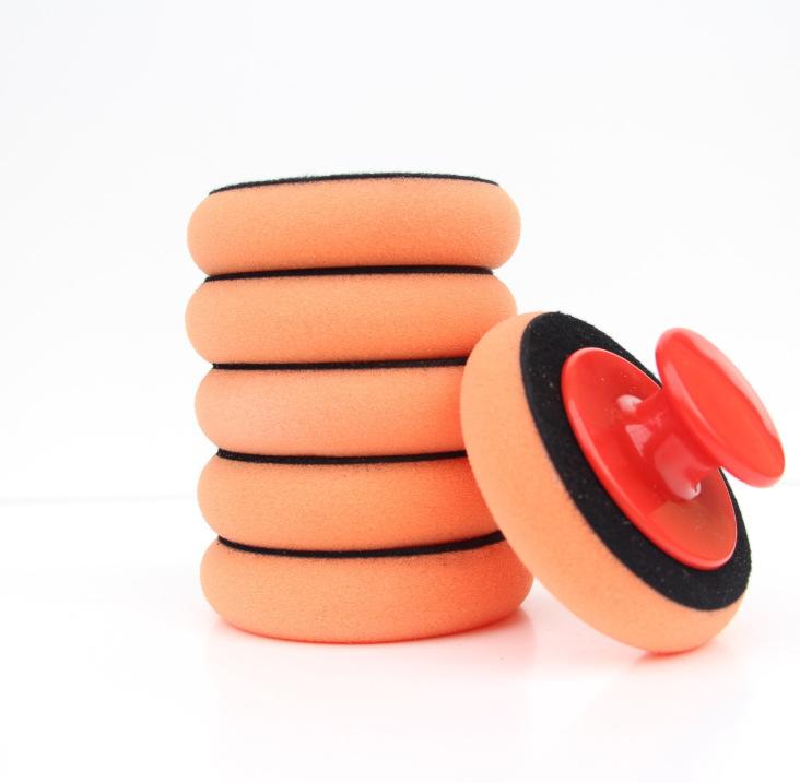 Car Waxing Sponge Interior Leather Coating Brush