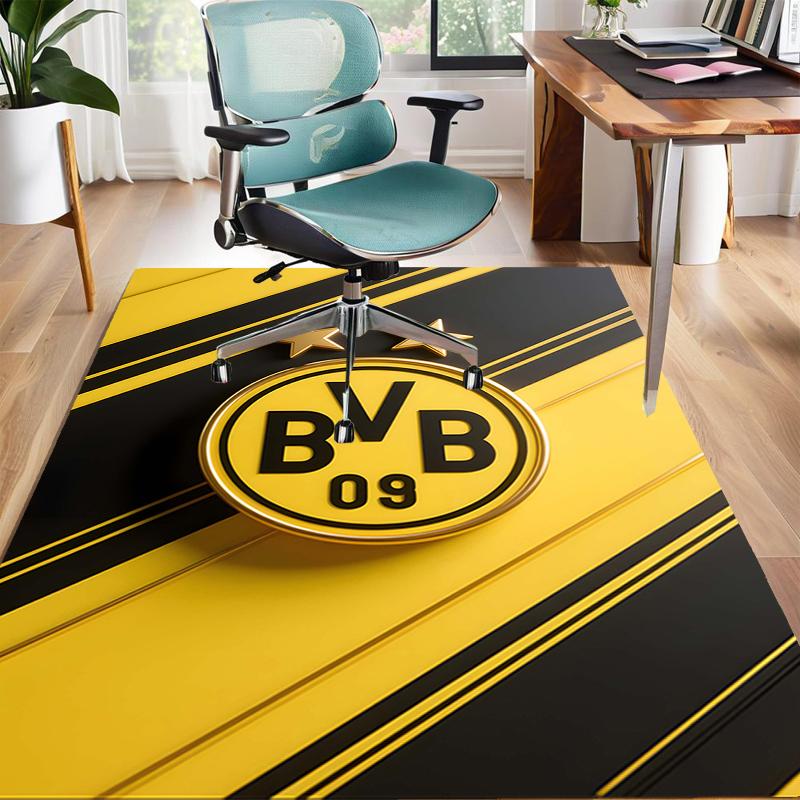 1pc Football Team Design Area Rug - Non-Slip, Soft & Cozy Floor Mat for Living Room, Bedroom, Office - Indoor/Outdoor Decorative Carpet
