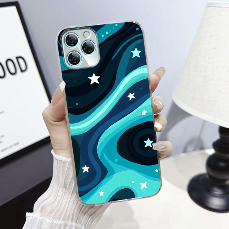 For Blackview A95 A100 A200 Pro A85 Case Protective Cover For  Blackview A80S Marble Clear Soft Silicone Phone Case Cat Fundas