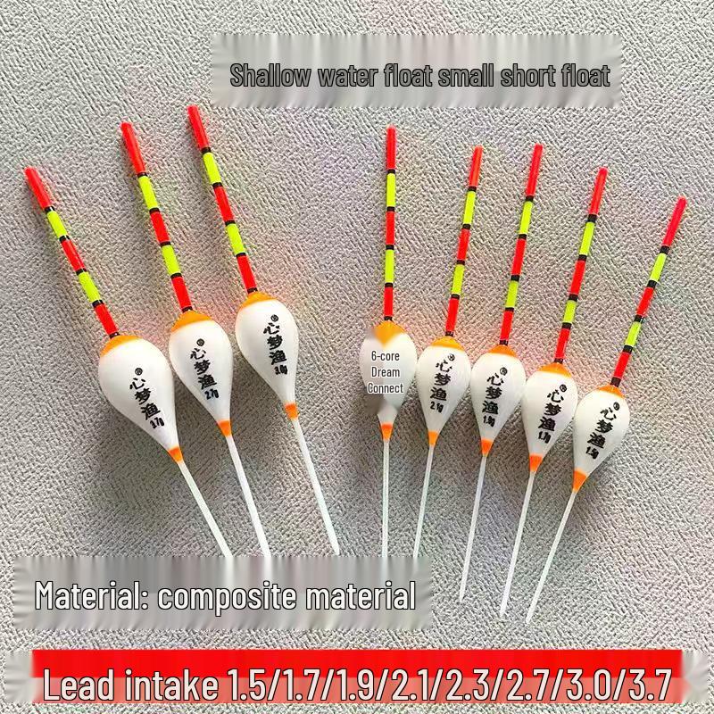 Flacher Wasserköder für Steinfische und Karauschen - Kurzer Winter-Schwimmer für Kleinfische.