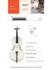 Professional White Linden Plywood Cello for Beginners and Adults