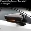 For Mazda 3 Axela      Car Rearview Side Mirror Cover Wing Cap Exterior Door Housing Trim Adhesive Sticker