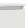 Sideboard In White 29.5 X 34 X 76 Cm Engineered Wood