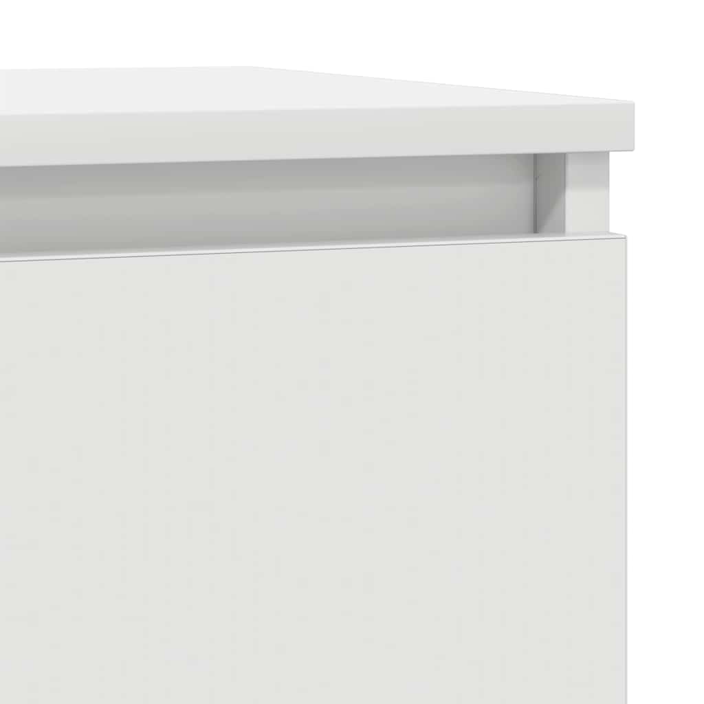Sideboard In White 29.5 X 34 X 76 Cm Engineered Wood