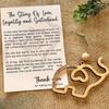 Wooden Friendship Gift Sisterhood Elephant Christmas Tree Decorations With Story Card Sisterhood Elephant Ornaments
