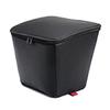 1 Pcs Scooter Basket Liner Black Microfiber Leather
