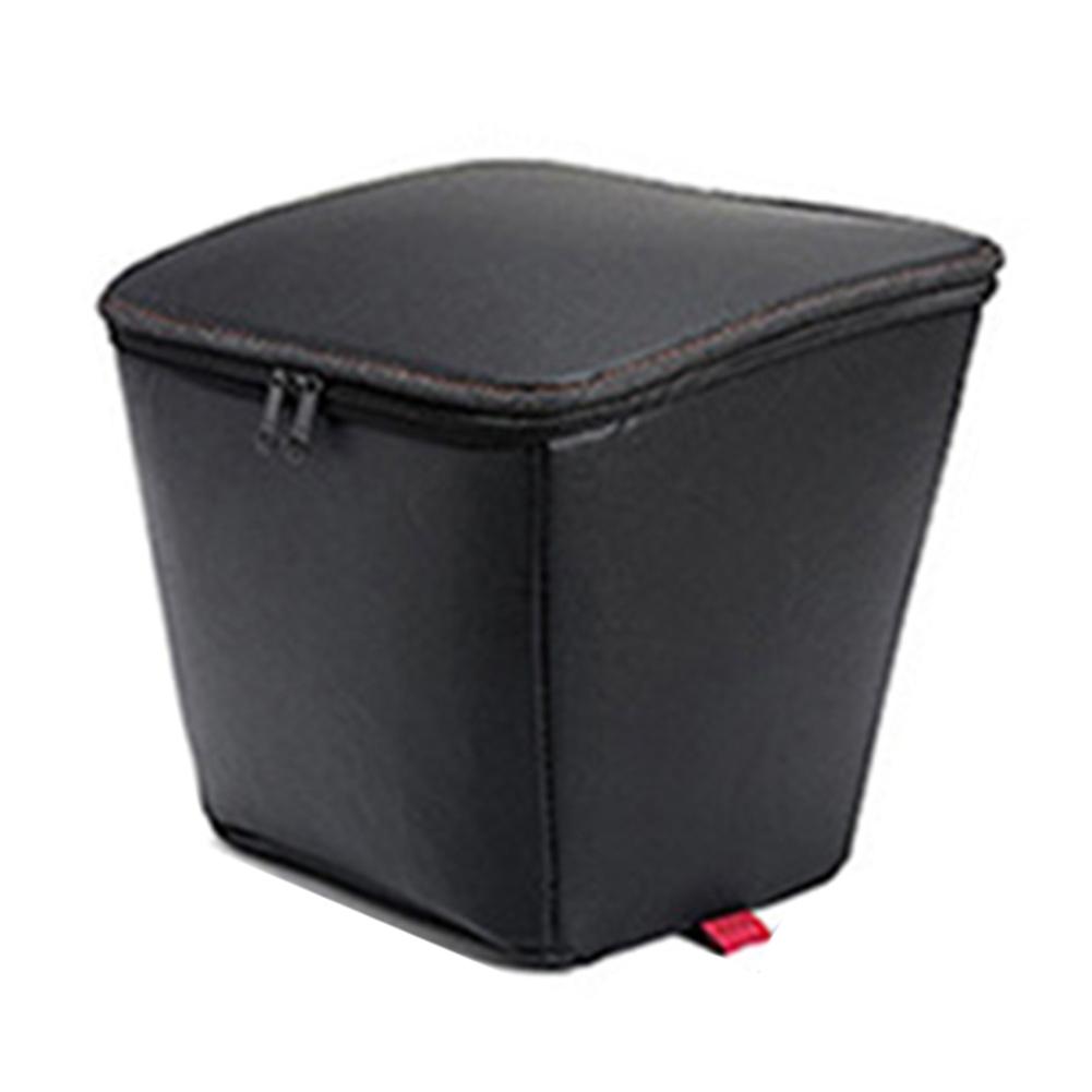 1 Pcs Scooter Basket Liner Black Microfiber Leather
