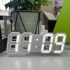 Outdoor Camping Desktop 3D LED Digital Clock, Luminous Fashion Clock, Multifunctional Creative USB Plug-In Electronic Clock