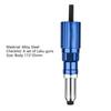 1 Set Metal Riveter Comfortable Grip High Hardness Anti-slip Handle Effortless Alloy Steel High Strength Electric Riveter Workshop