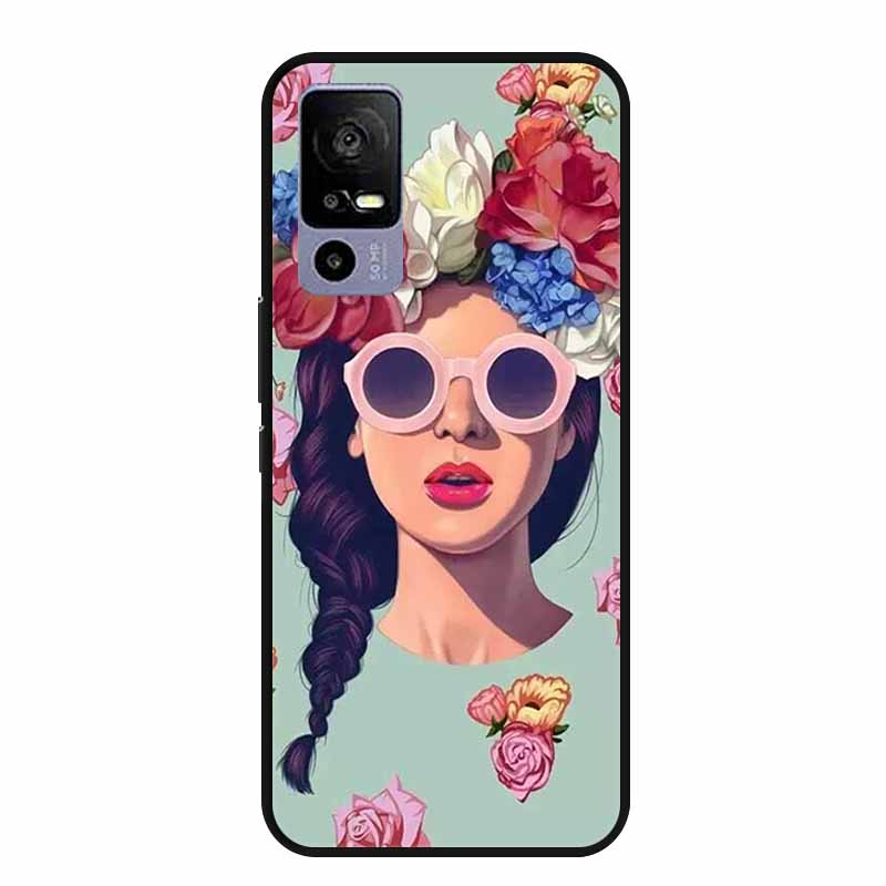 For TCL 40 R 5G Cases T771K Fashion Soft TPU Silicone Phone Case For TCL 40R 5G T771H Cover Back Fundas Bumper Shockproof Coque