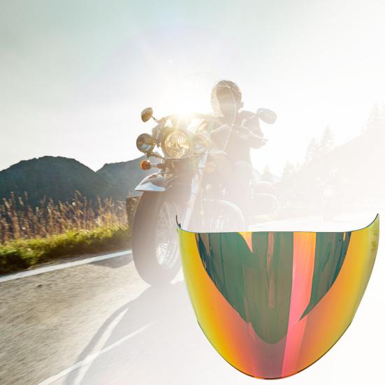 Štít helmy Otevřená helma Anti UV Průhledný Motocyklový Obličej Chránící Čočka pro Kyt