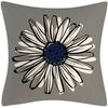 BetterJonny Cushion Cover Scandinavian 45x45cm Blue 4 Pieces Linen Floral Pattern Sofa Interior Decoration Back Cushion Cover Sat Futon Cover