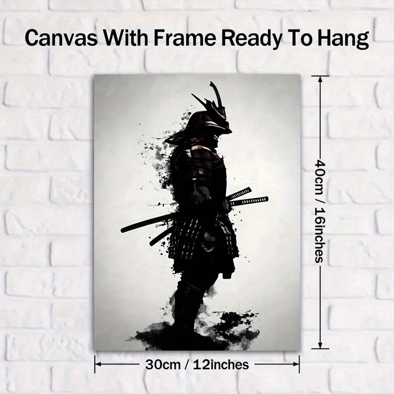 with Frame Artistic Canvas Poster Japanese Picture Prints Canvas Wall Art Artwork Wall Painting For Gift Bedroom Living Room Wall Decoration
