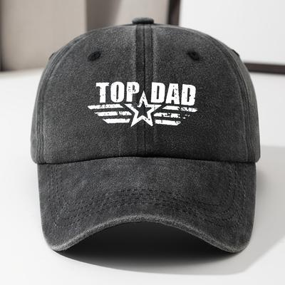 Najlepszy Tata Regulowana Czapka Baseballowa Unisex Poliestrowa Lekka Modna Czapka z Wzorem Vintage Wash Można Prać w Pralce