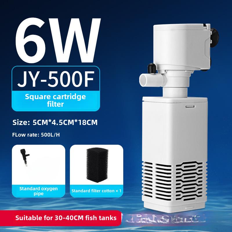 Pompe de filtration d'aquarium 3 en 1: Système silencieux de circulation et d'oxygène pour aquarium