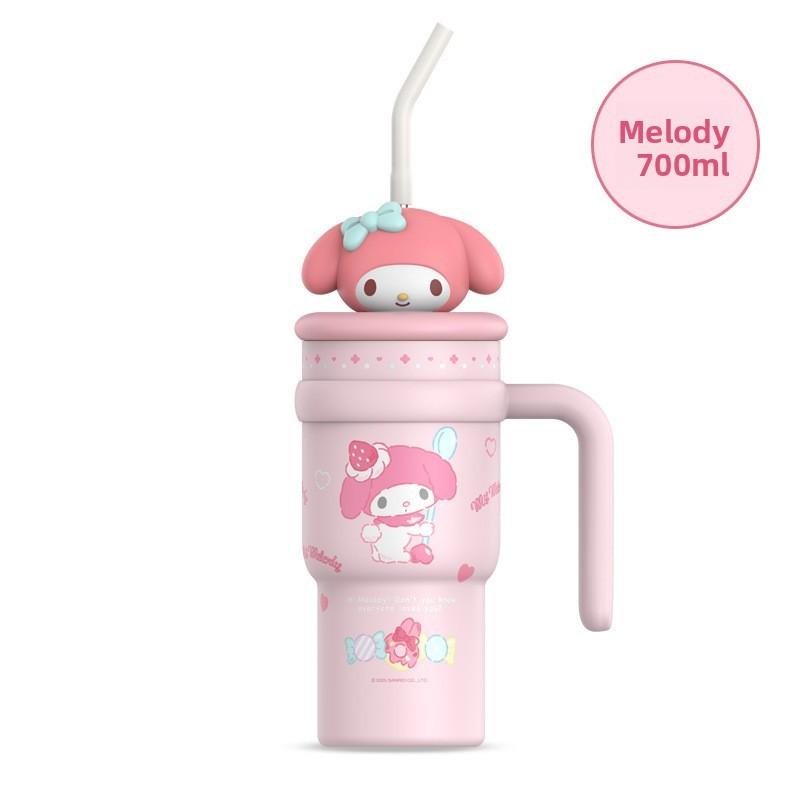 Crayon Shin Chan Insulated Water Bottle With Straw Large Capacity For Students And Gifts