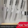 Kitchen Utensils Storage Rack 304 Stainless Steel Magnetic Knife Holders Magnet Non-punching Kitchen Rack Magnet