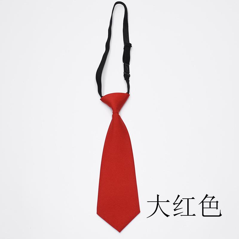 

Daily JK Ties Solid 7CM Lazy Neckties Girls Short Small Tie Kids Student Collar School Uniform Accessories College Female Cravat красный