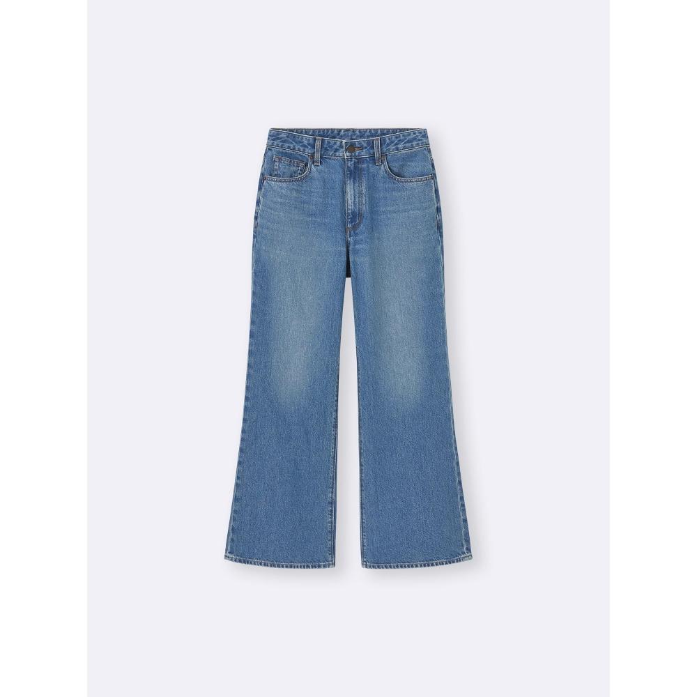 Gu Relax Wide Flare Jeans Ntq+e