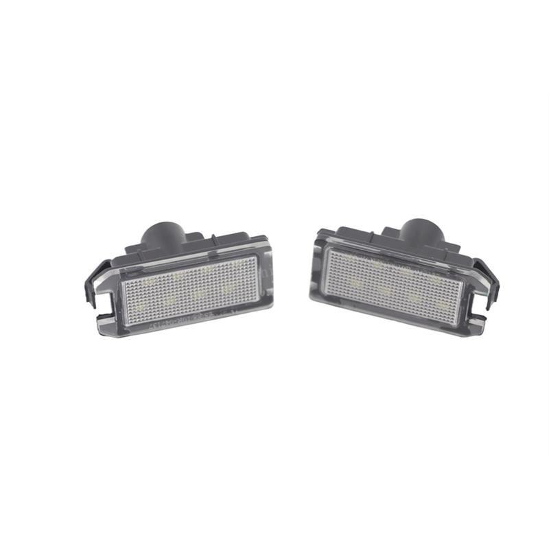 12V SMD Number Lamp For Jeep Grand Cherokee Compass Patriot Dodge Viper 2014-2017 Fiat 500 2Pcs LED Number License Plate Light