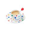 Nordic Style Coffee Cup with Spoon Cup and Saucer High Value Creative Ceramic Cup Office Water Cup Girls Souvenir