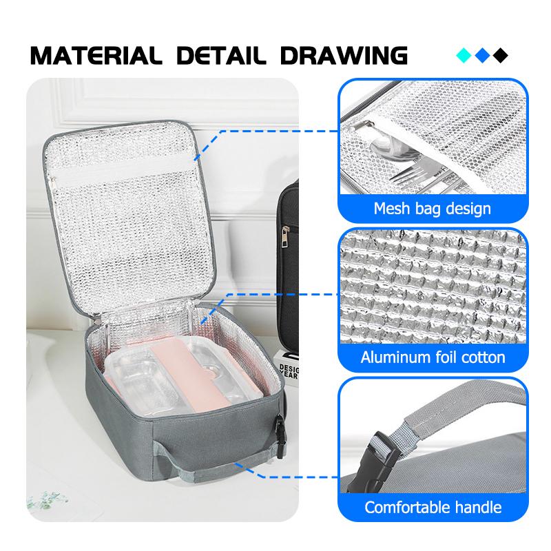GHEW5 For Ford Portable Insulated Lunch Bags Thermal Storage Bento Boxes Cooler Tote Bag Escort KA Flex Everest KA Expedition Falcon