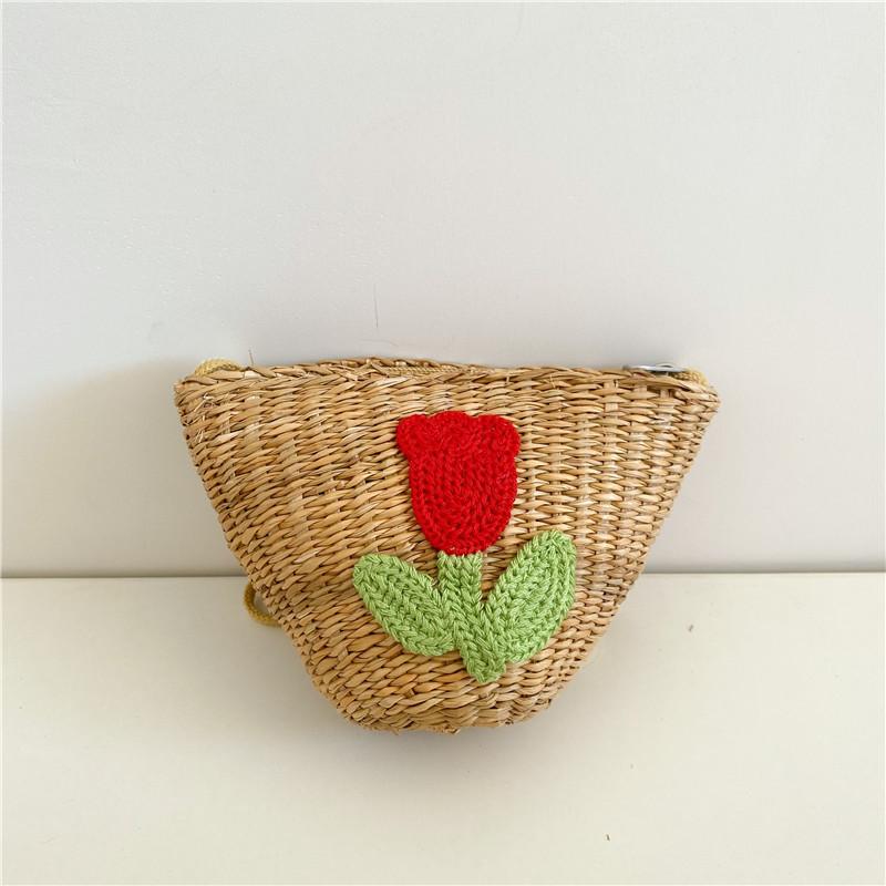 Fashionable Childrens Cute Cat Flower Print Crossbody Bag For Little Girls Perfect For Summer Outings