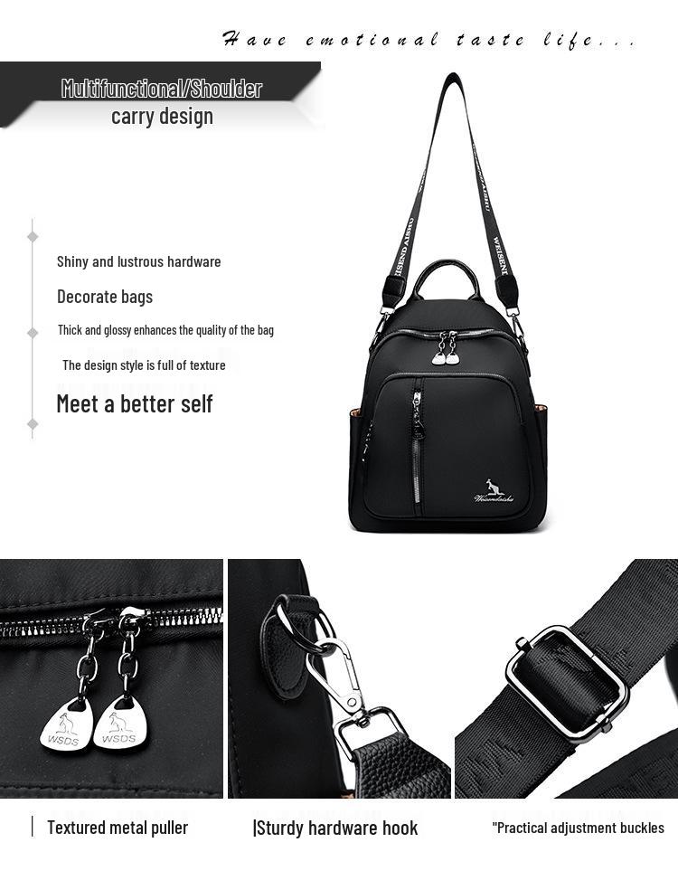 Women's 2025 Fashionable Large-Capacity Waterproof Commuter Backpack