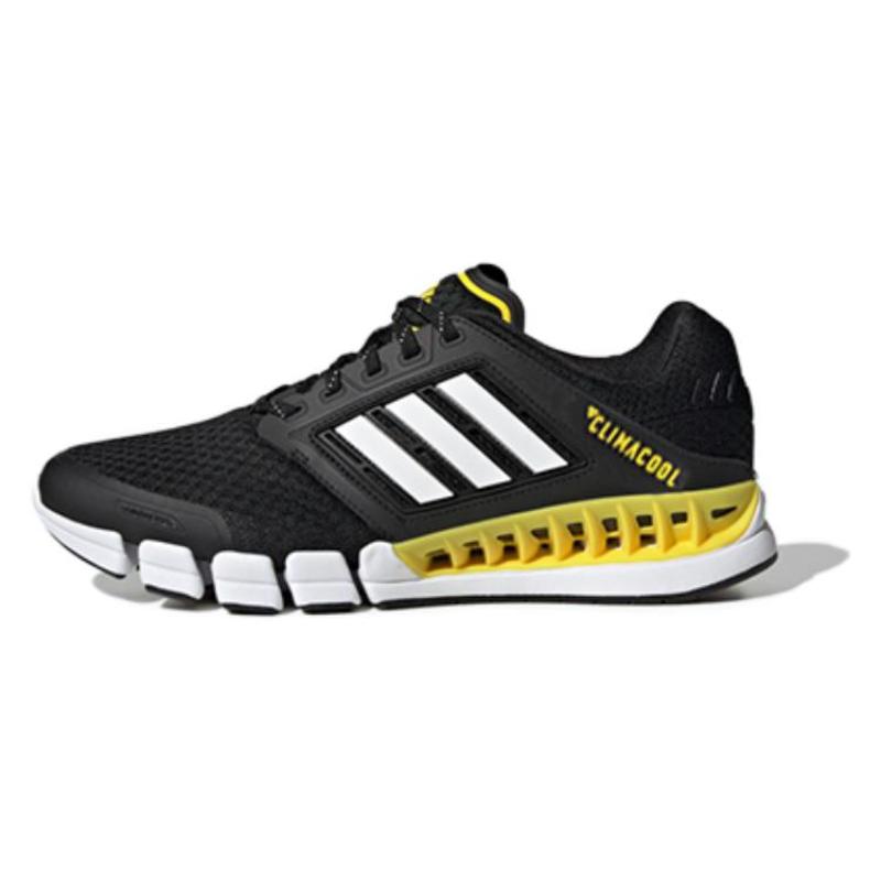 Adidas Revolution Shoes 'Black White Yellow' Sneakers IF1018