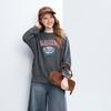Betu Women's Letter Print Loose Fit Sweatshirt