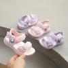 Girls Cartoon Light-Up Sandals With Soft PU Sole Non-Slip Beach Shoes Toddlers Kids Footwear