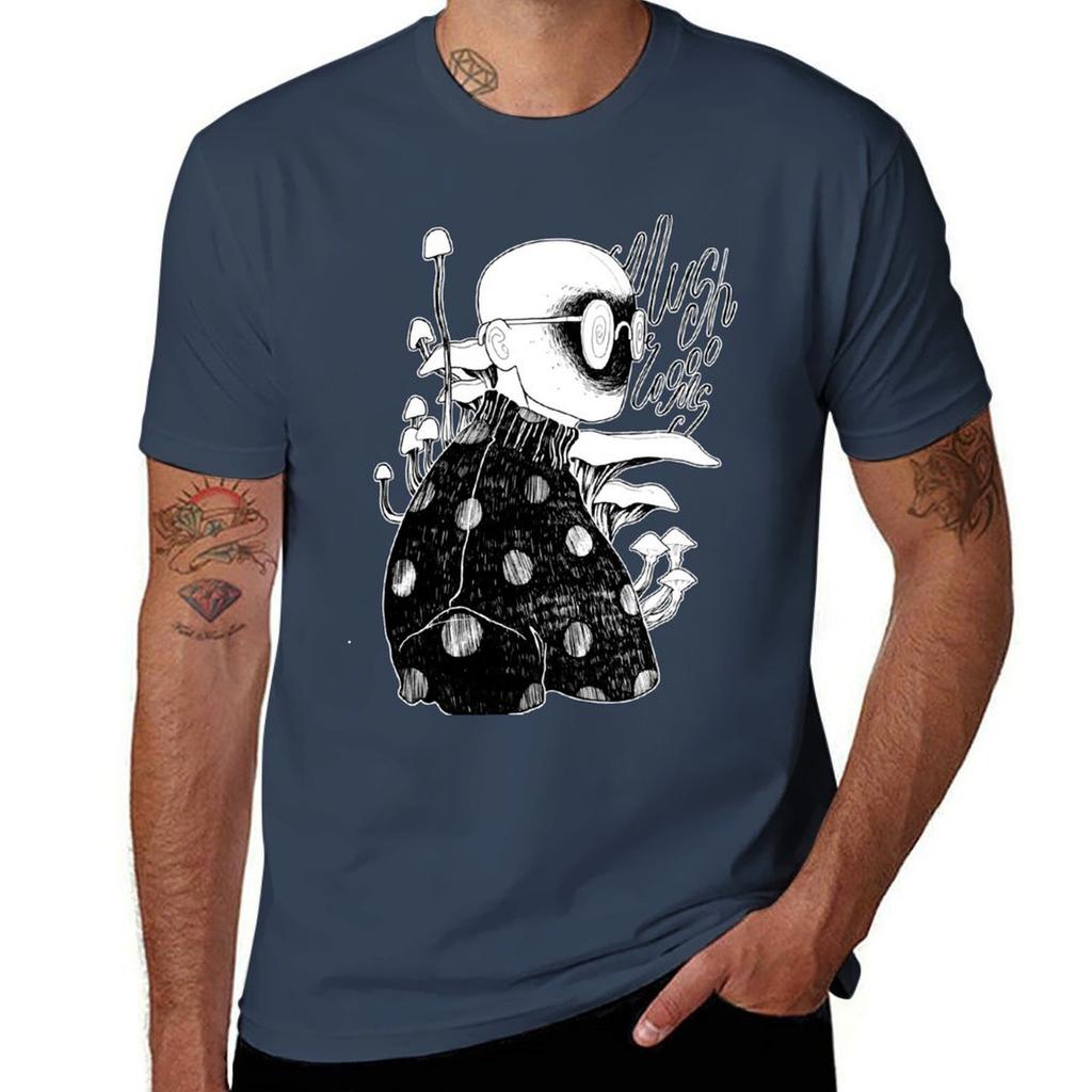 Mushroooom TShirt Basic Daily Outfit Short Sleeve Tee