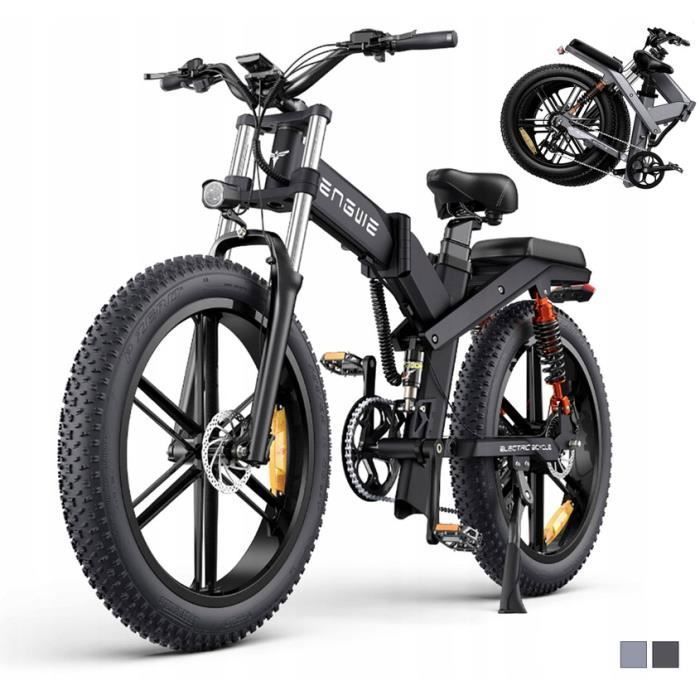 Vélo électrique - ENGWE - X26 - Pneus 26" - Moteur 48V 1000W - Batterie 29.2Ah - Noir