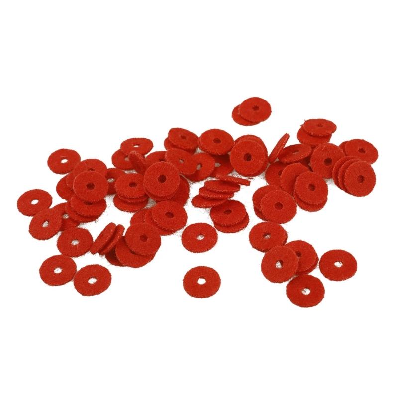90 Peças Feltro de Piano para Pernas de Cadeira Almofada de Piano Mini Almofadas de Feltro Arruela Reguladora para Reparo de Piano Peças de Reposição para Reparo de Piano