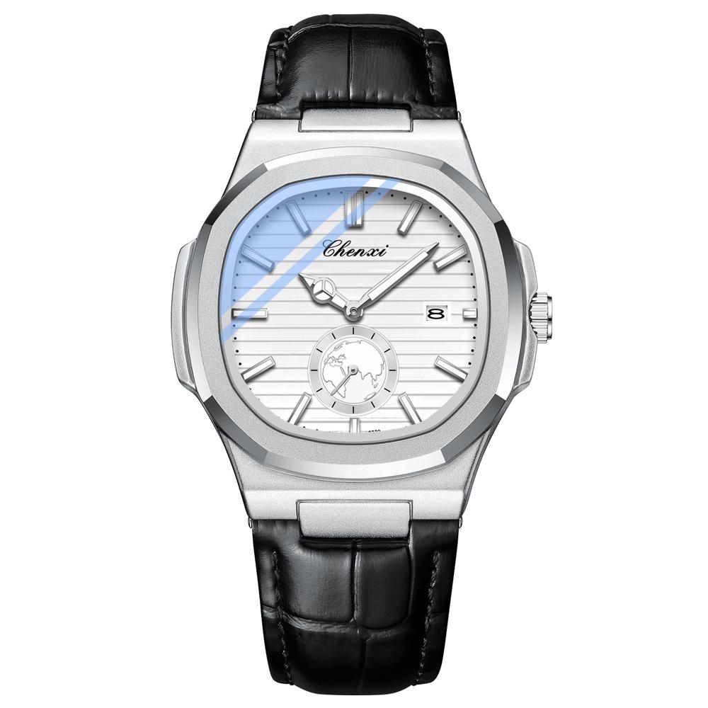 CHENXI Men's Quartz Watch New Style Fashionable Business Men's Watch Date Display Small Seconds Subdial Men's Wristwatch