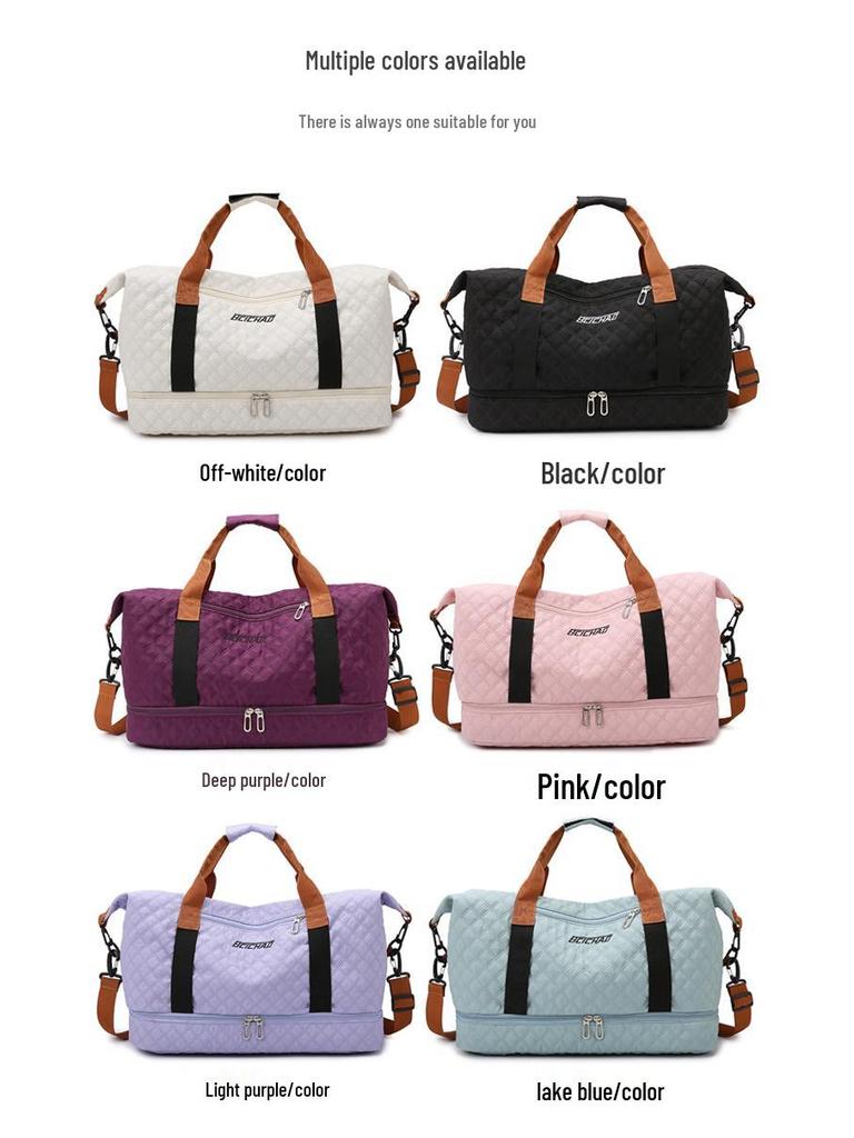 Women's Large Capacity Travel Sports Bag - Carry-on, Handbag, Shoulder Bag for Business Trips