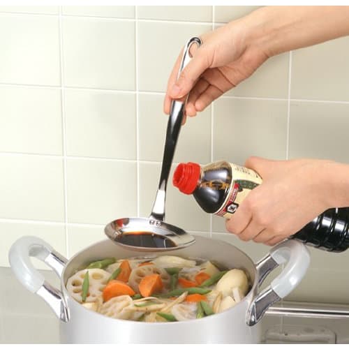 Yoshikawa Horizontal Mouth Ladle, 70ml, with Measuring Sticks, Tsubame-Sanjo, Made In Japan, YH6691