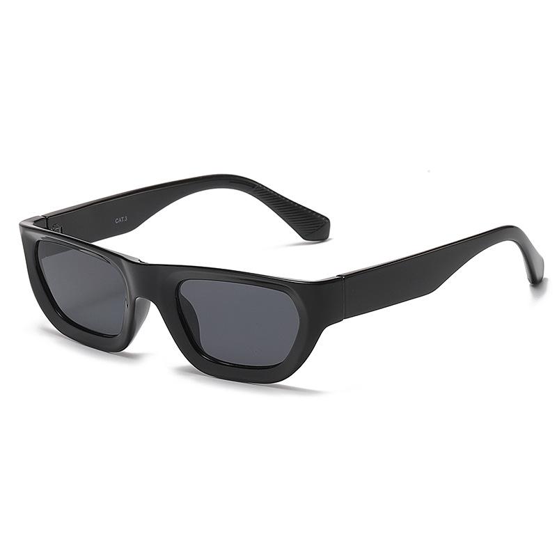 

Small Frame Sun Glasses Trendy Street Glasses Uv400 Black Sunglasses For Men Vintage Sun Glasses Men