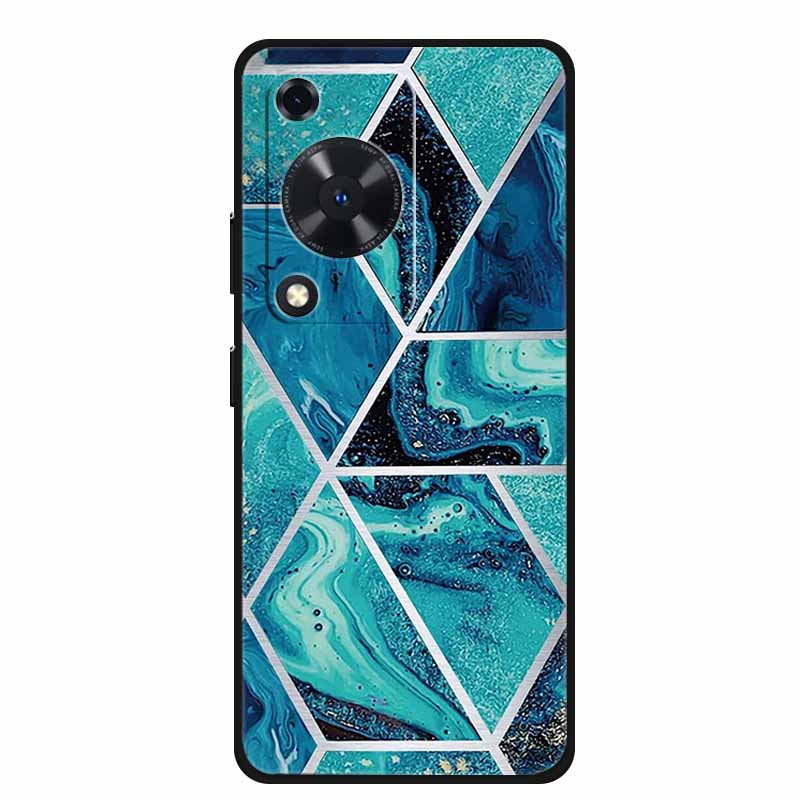 For Huawei nova Y72 Case Marble Soft Silicone TPU Phone Cases Back Cover For Huawei Enjoy 70 NovaY72 Painted Shockproof Coque