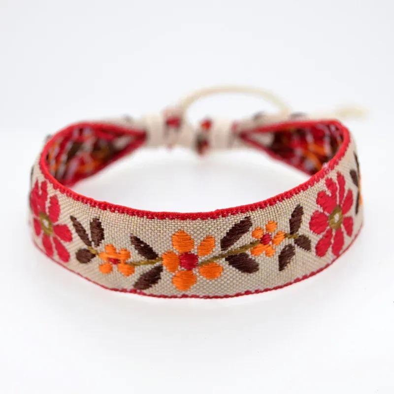 Bohemia Weave Rope Friendship Bracelets For Woman Men Cotton Handmade Charm Bracelet & Bangles Ethnic Jewelry Gifts