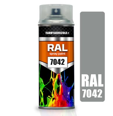 ACRYLIC SPRAY VARNISH RAL 7042 TRAFFIC GREY 400ml Gloss