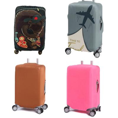 Travel Suitcase Protector Elastic Suitcase Protective Cover Luggage Cover Fit for 18-28 Inch Luggage Trolley Dust Cover