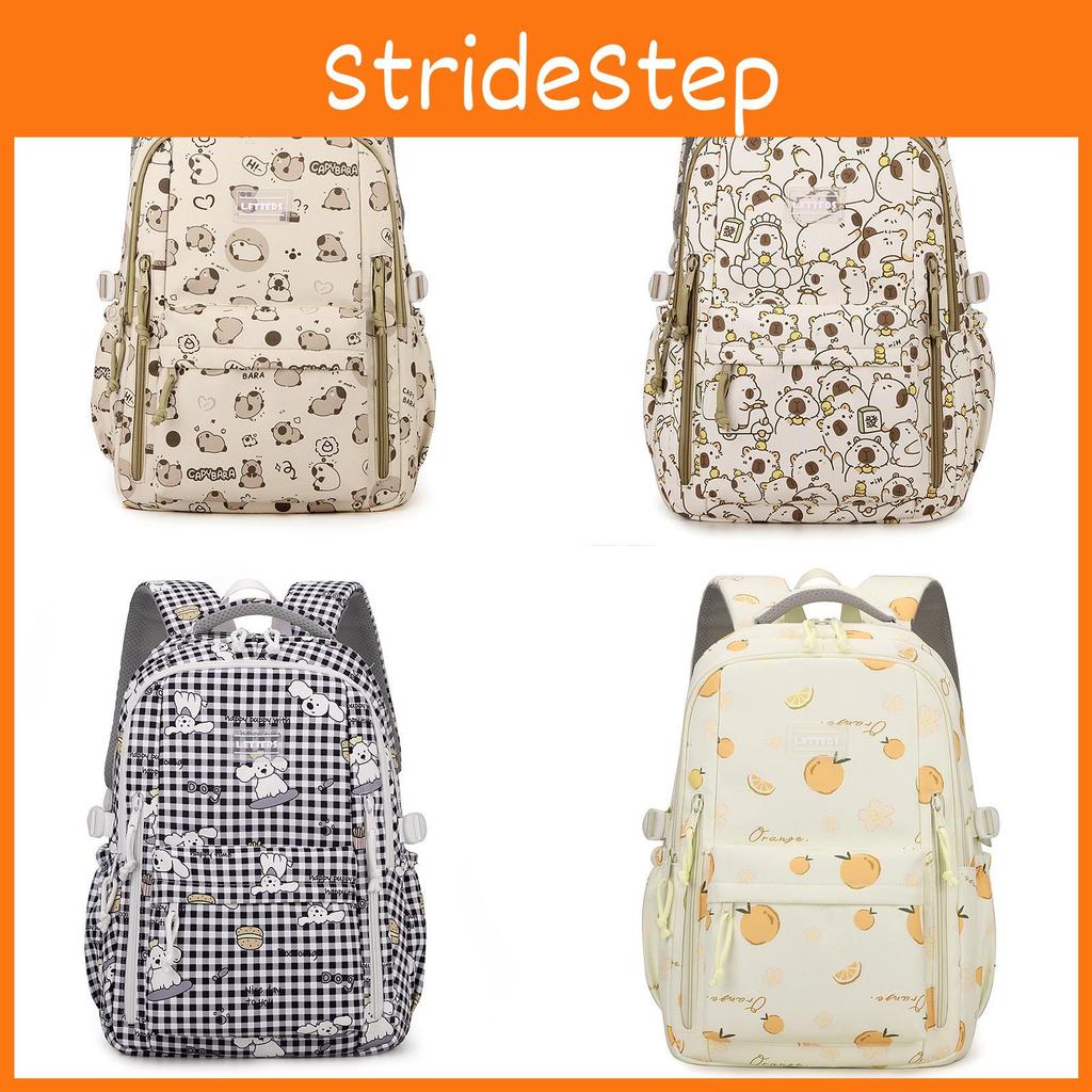 Capybara Pattern Printing Backpack For Students Large Capacity School Gift Bag