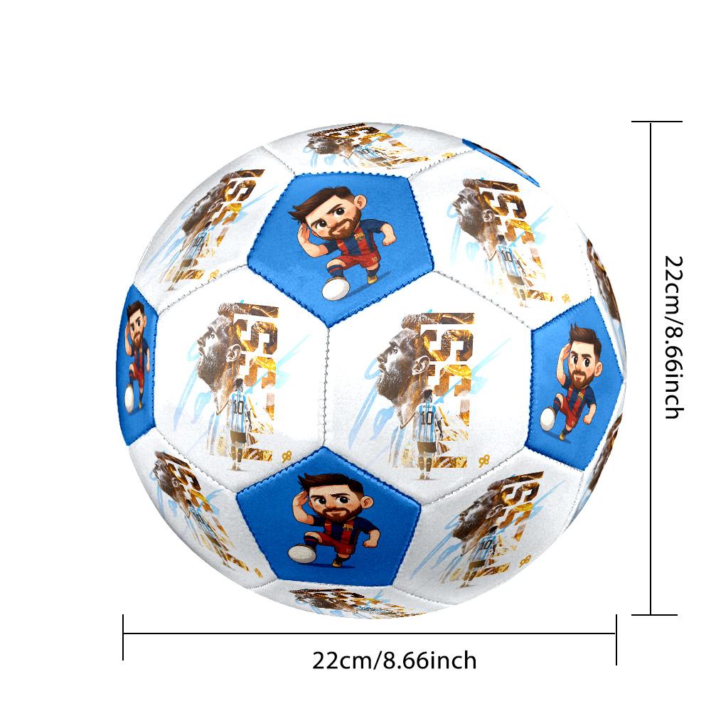 Leo Messi: Iconic Football Legend Size 5 Football Machine Sewn Indoor/Outdoor Universal Football Surprise Collection Gift